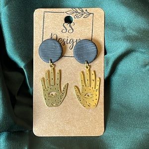 Polymer clay earrings